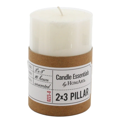 Pillar Candle 2 x 3 - Ivory