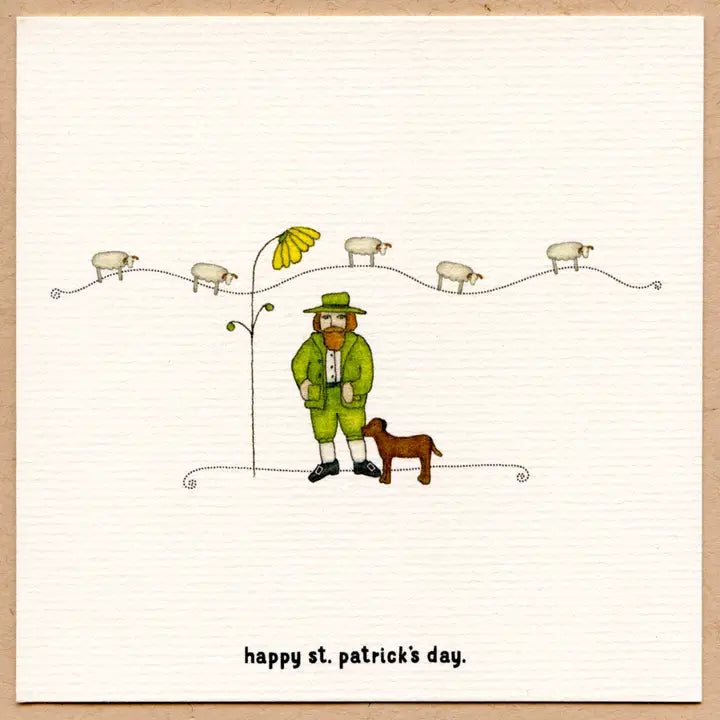 Happy St. Patrick's Day. Greetings Card