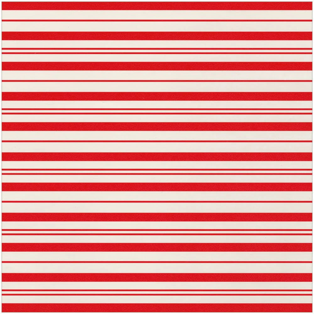 Candy Stripe Red & White Roll Wrap