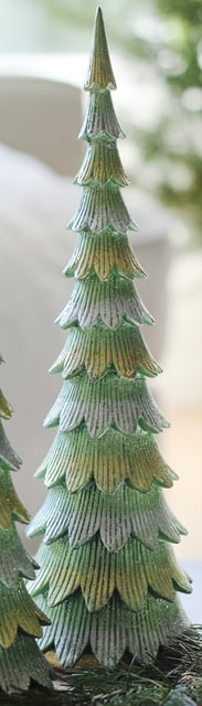 13" Tabletop Christmas Tree Green Dream