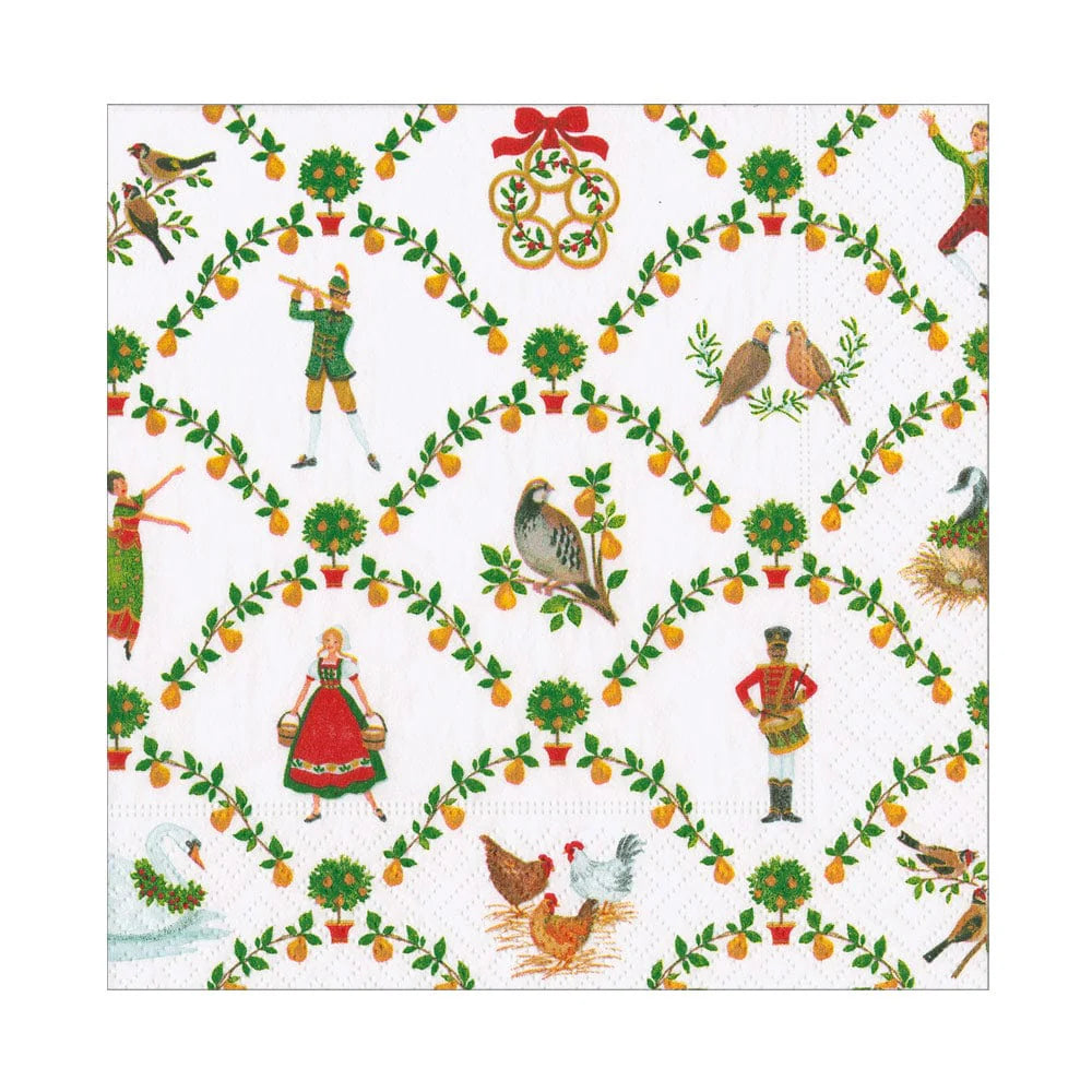 Luncheon Napkin On the Twelfth Day