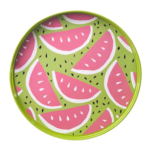 Watermellon Pink 15'' Round Tray