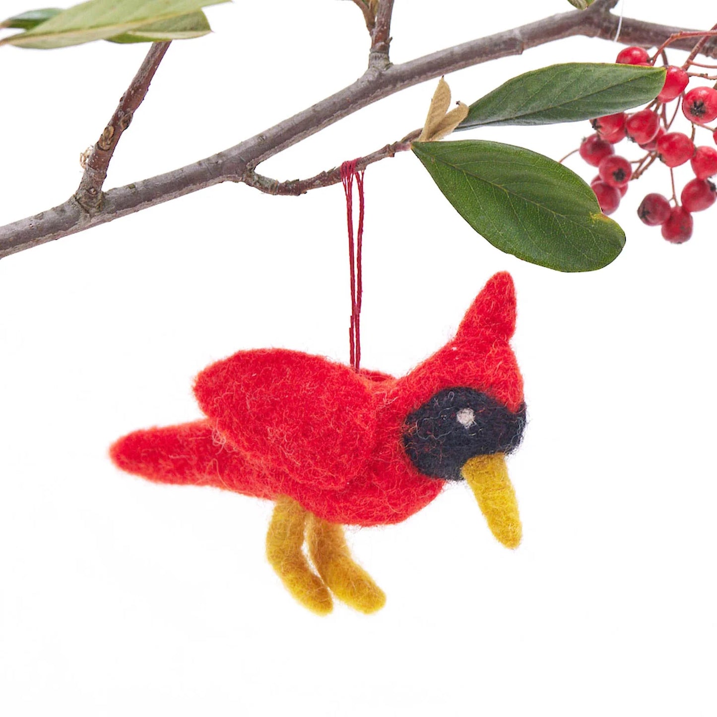Cardinal Felt Ornament