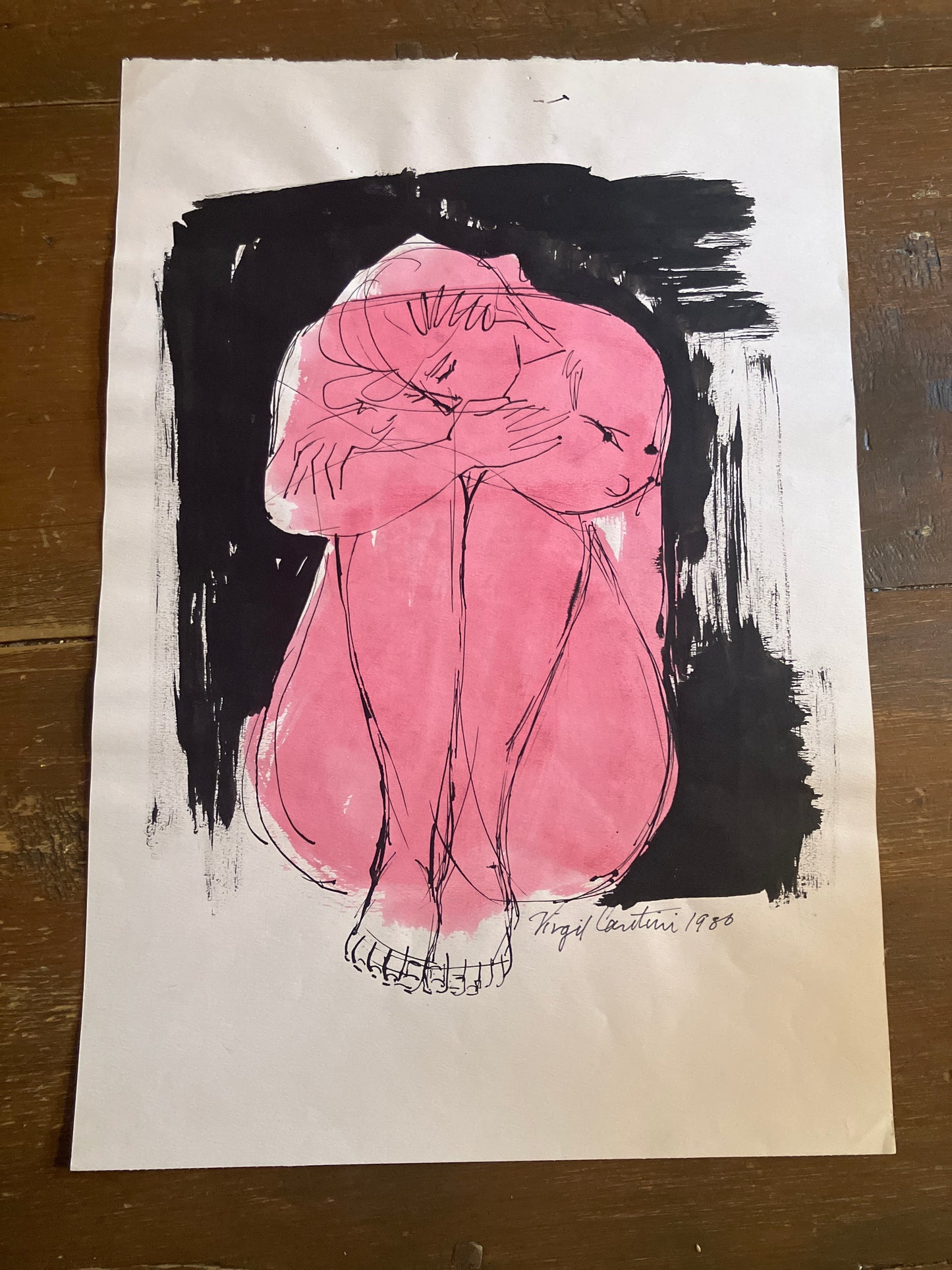 Woman in Pink