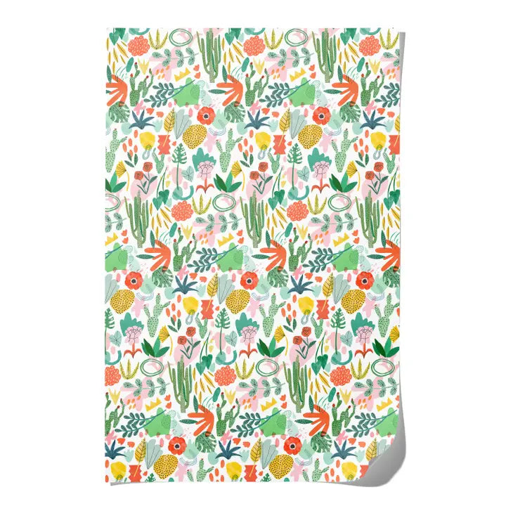 Succulent Garden Wrapping Paper
