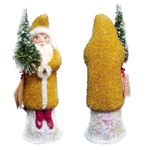 Santa Yellow Beaded Coat