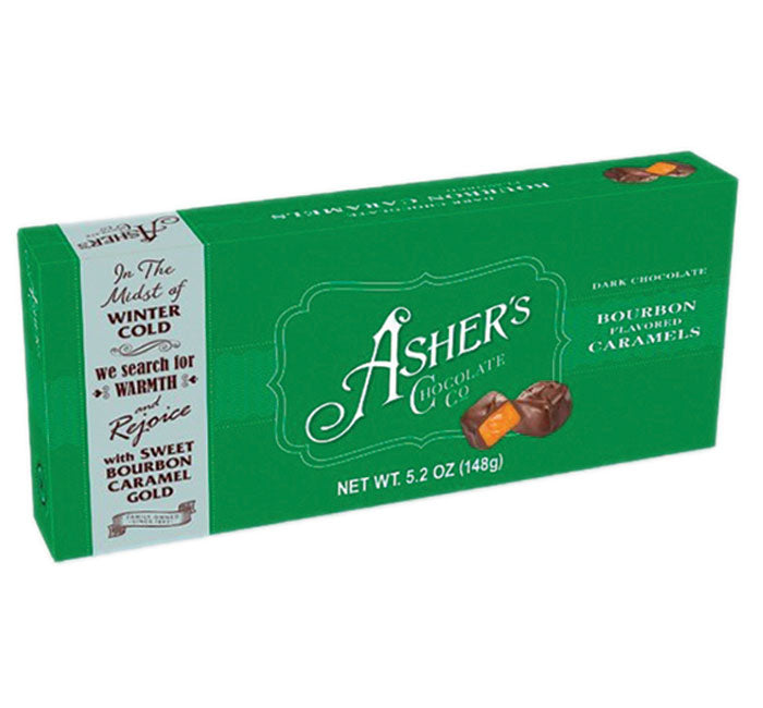 Dark Chocolate Bourbon Flavored Caramels 5.2 oz