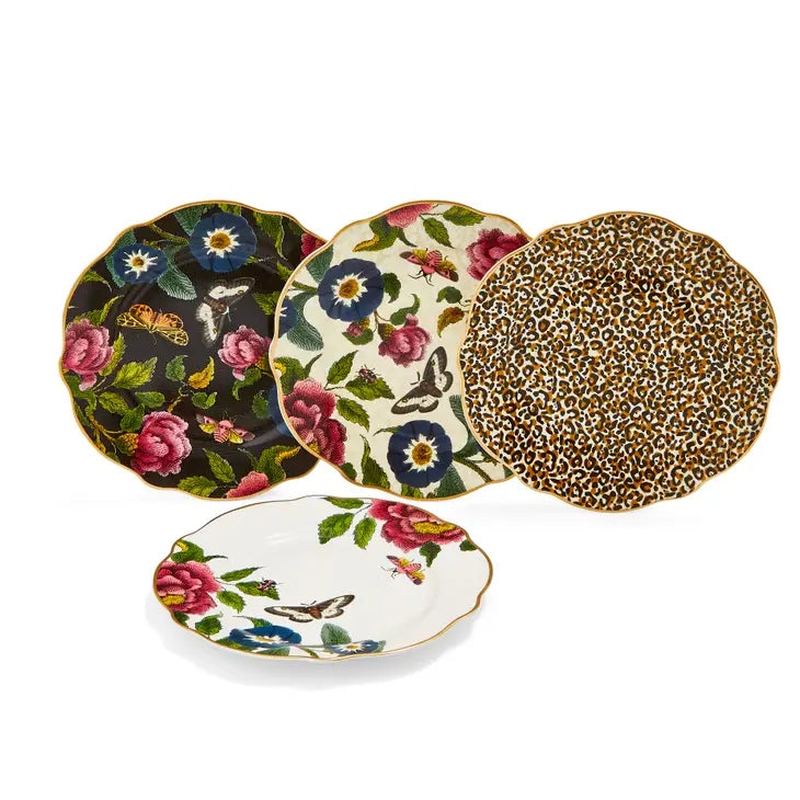 Creatures of Curiosity Dessert Plates set of 4