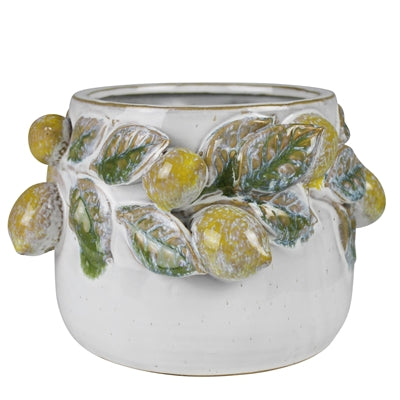 Lemon Cachepot Ceramic 4”
