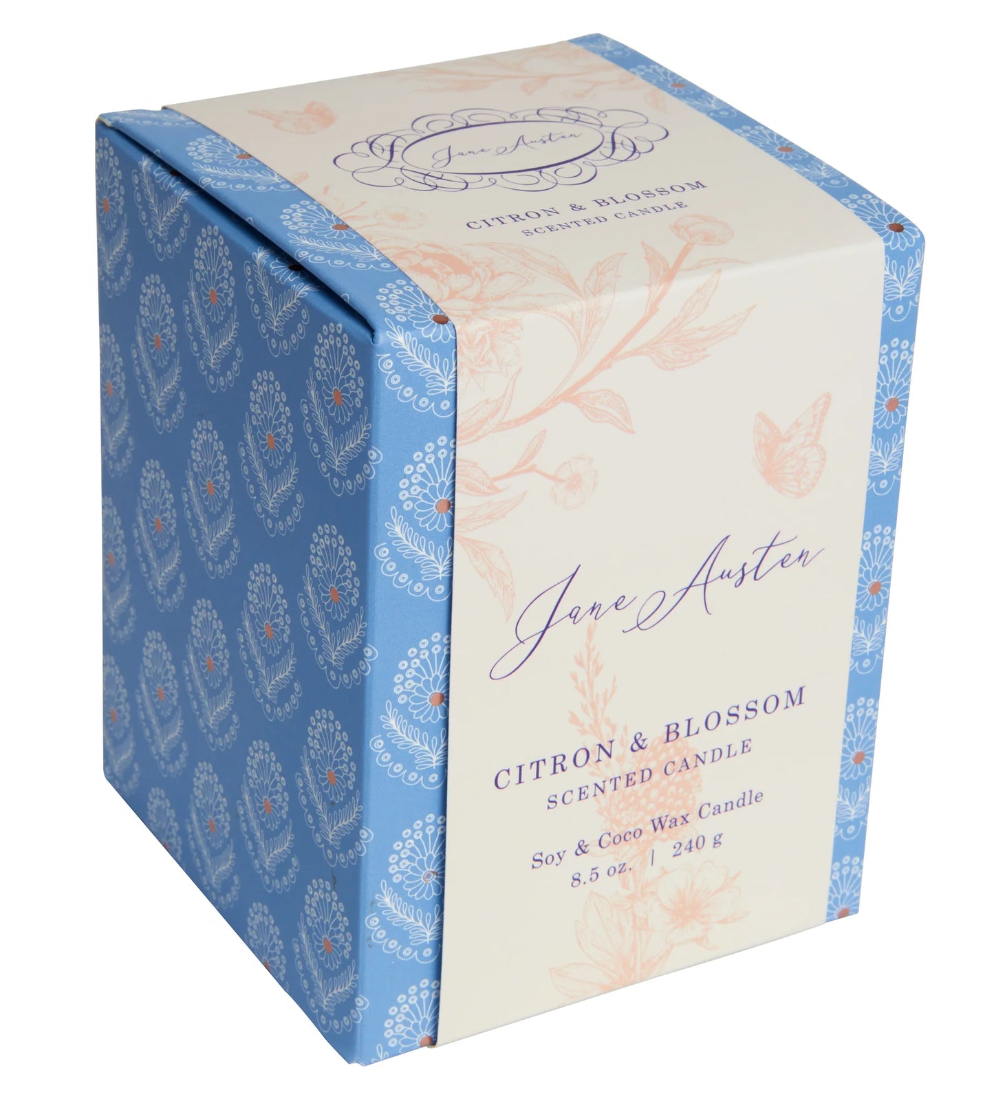 Jane Austen If I Loved You Less Citron & Blossom Scented Candle