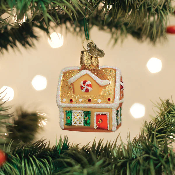 Gumdrops Mini Gingerbread House Ornament