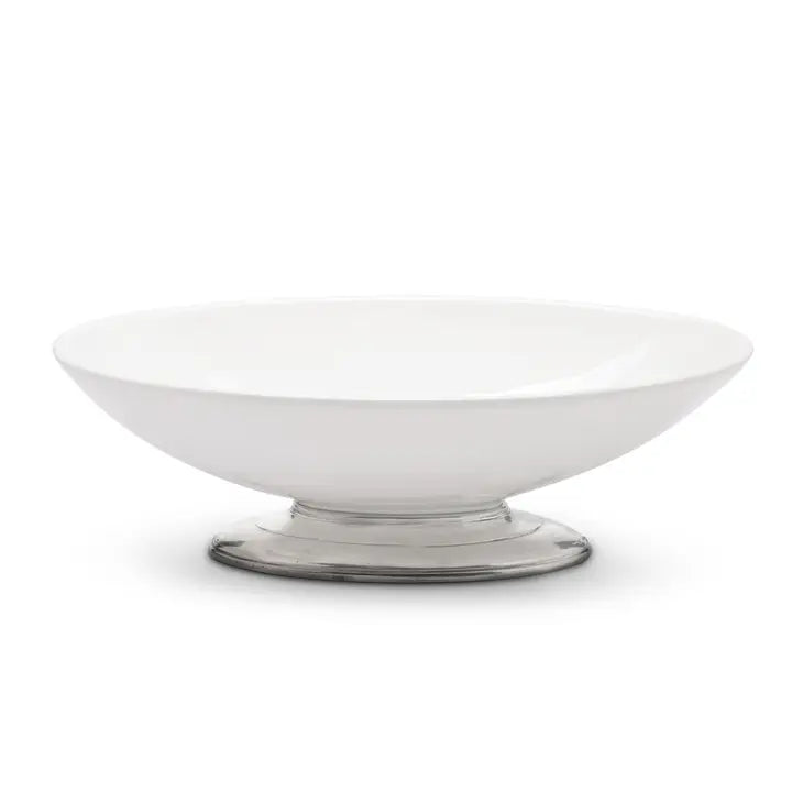 Tuscan Footed Oval Bowl