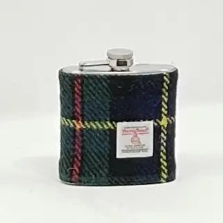 Harris Tweed Hip Flask - Autumn Colours - HT56