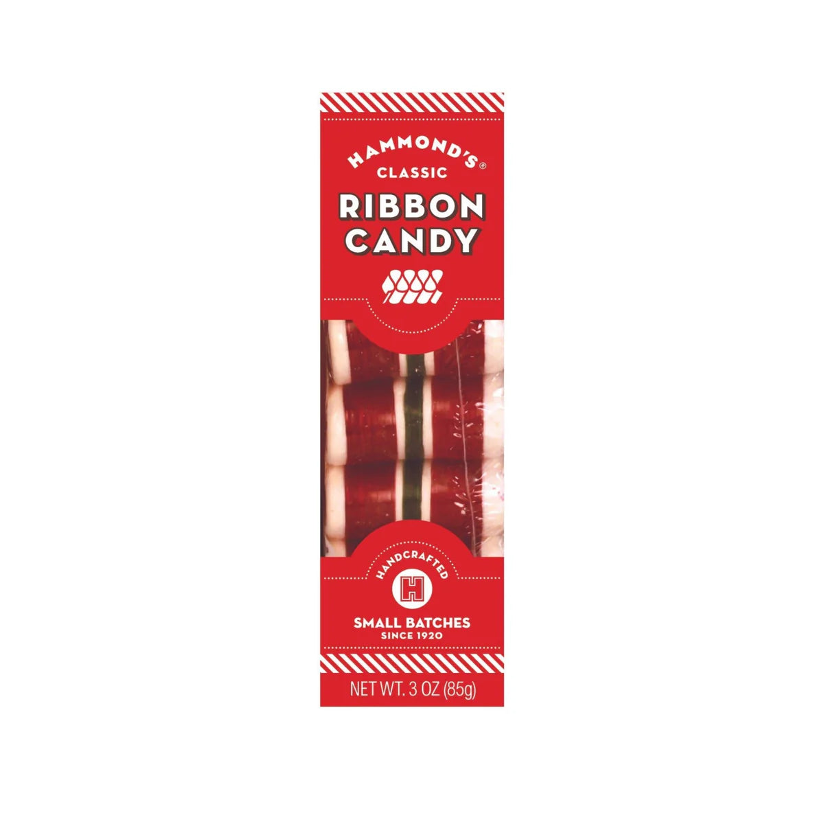 Holiday Ribbon Candy Cinnamon 3 oz
