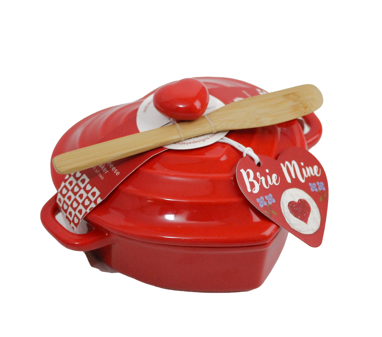 Red Heart Brie Baker
