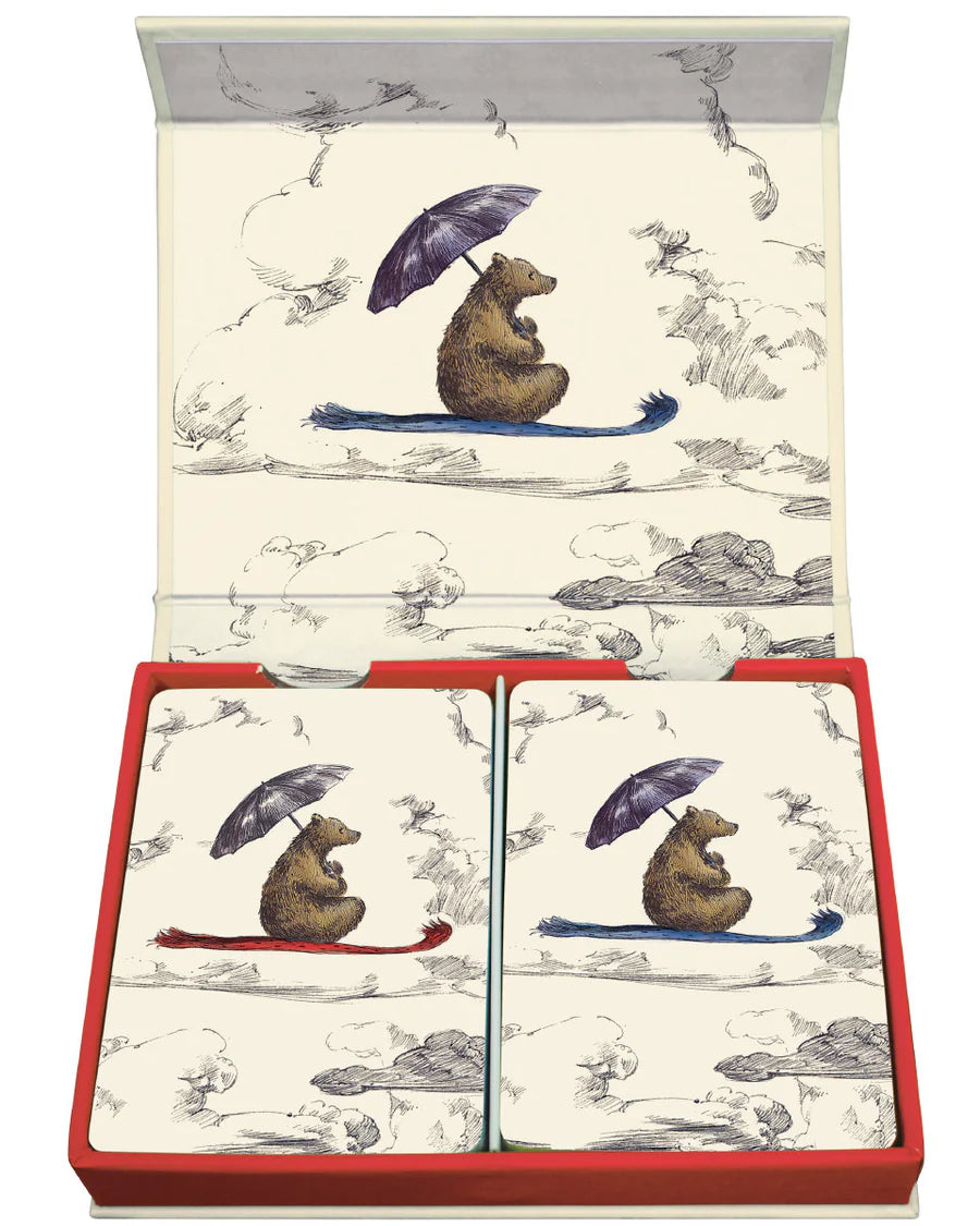 Flying Bear Playing Card Set