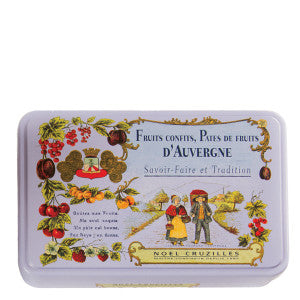 Cruzilles Pates de Fruits in Purple Tin 9.8oz