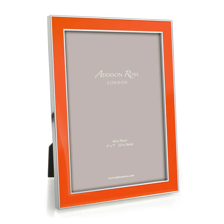 Orange Enamel 4 x 6 Frame