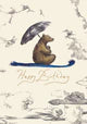 Flying Bear Birthday Petite Card