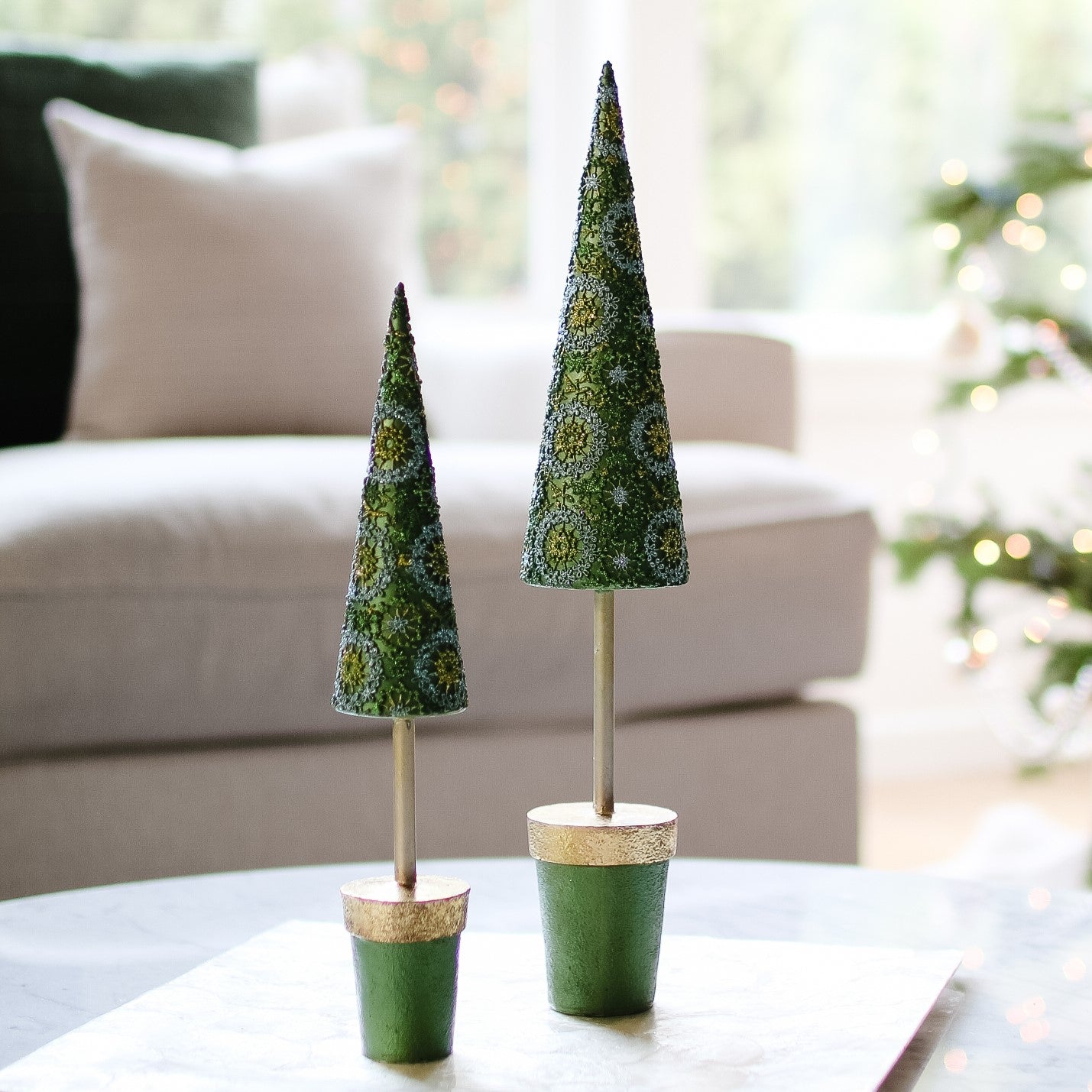 13" Krisalis Topiary Tree (Evergreen)