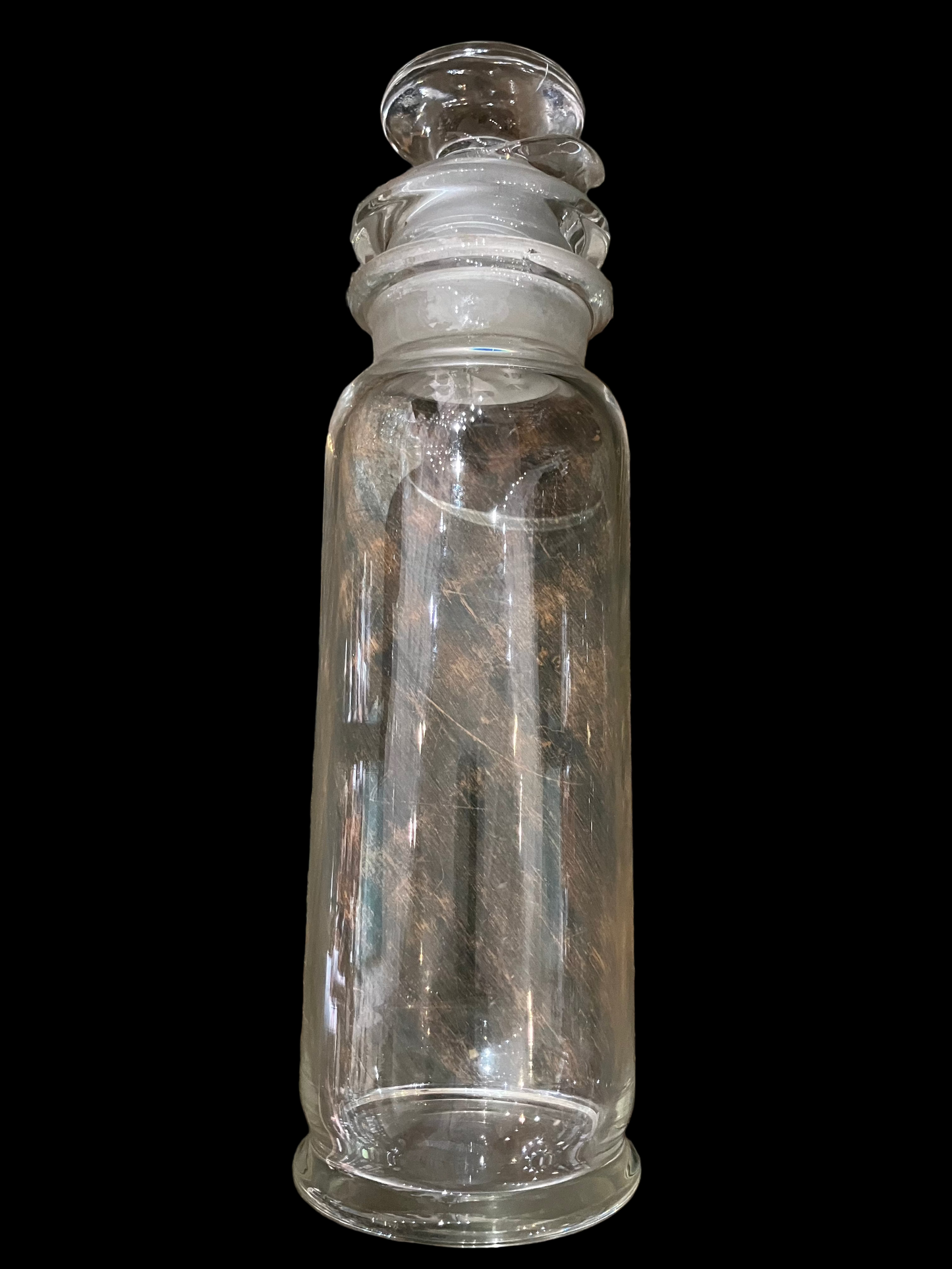 Vintage Glass Apothecary Cocktail Shaker
