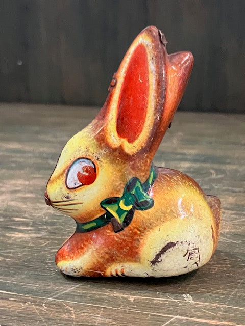 Vintage Hop Hop Mechanical Toy Bunny