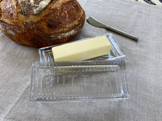 Butter Dish Glass