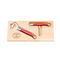 Jean Dubost Corkscrew & Bottle Opener Set with Red Handles