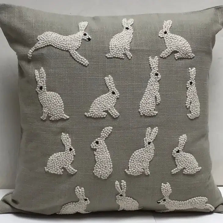 Knotty Rabbit Pillow 16"