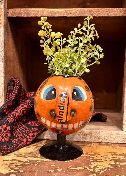 Pumpkin Halloween Votive Holder