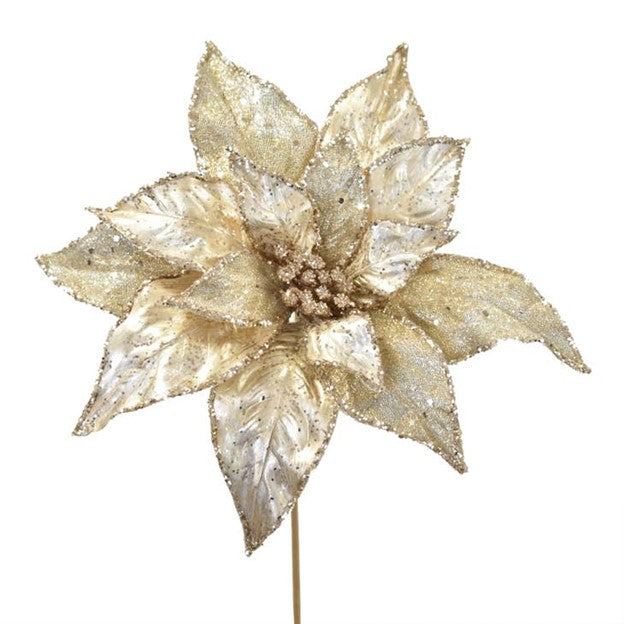 Metallic Diamond Poinsettia