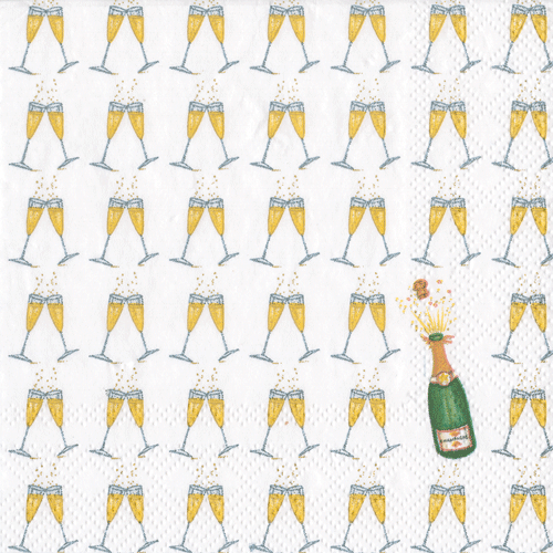 Bubbly Cocktail Napkin Boxpape