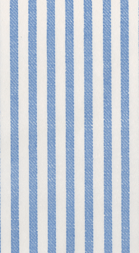 Melograno Stripe Blue-Paper Linen Guest Towels