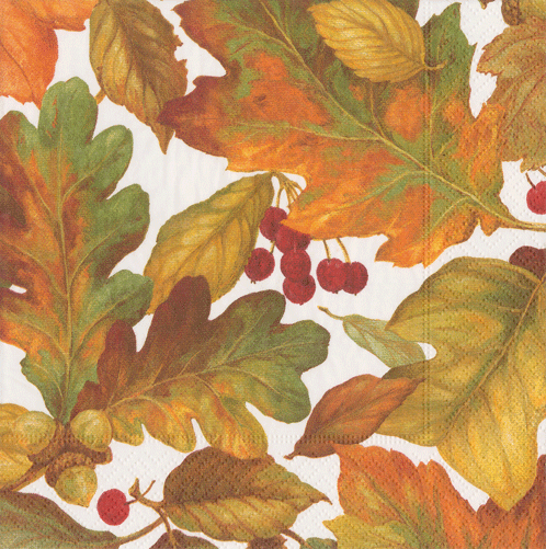 Autumn Leaves 2 Cocktail napkin
