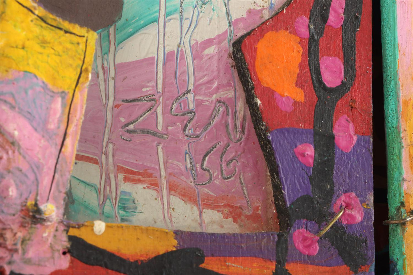 Outsider Art Triptych Shadowbox