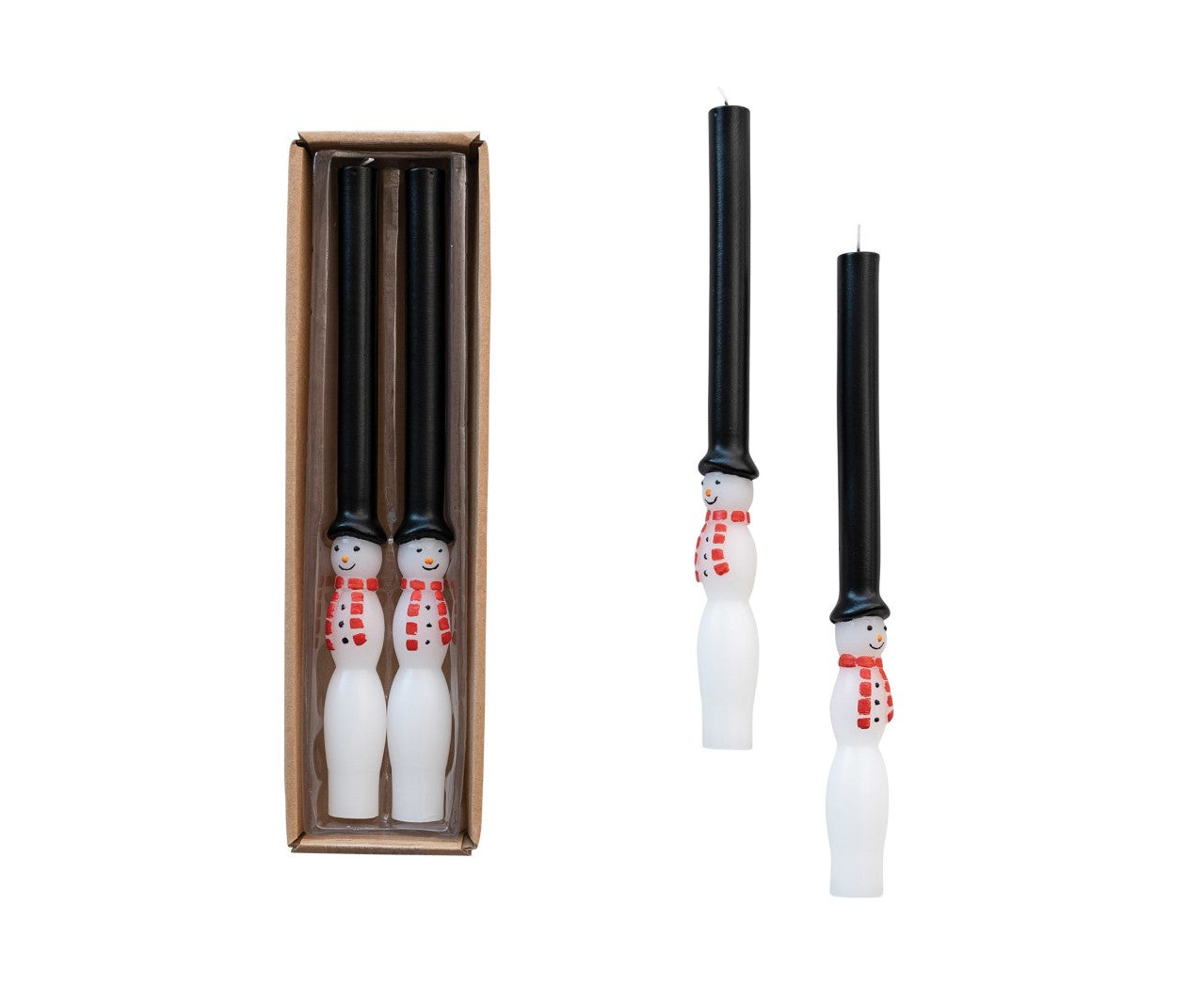 Snowman Taper 10"