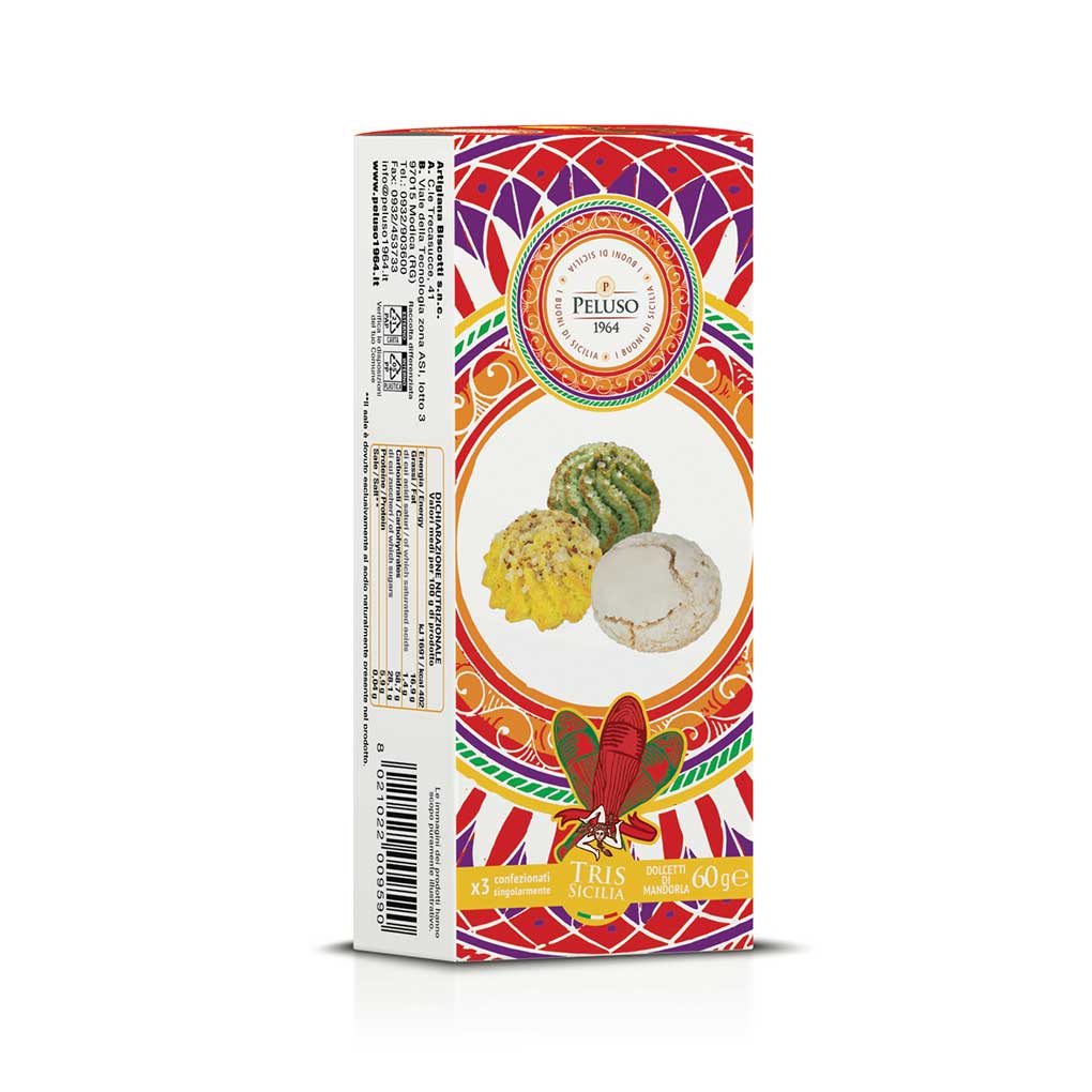 Sicilian Almond Paste Cookies (Lemon, Mandarin & Pistachio)