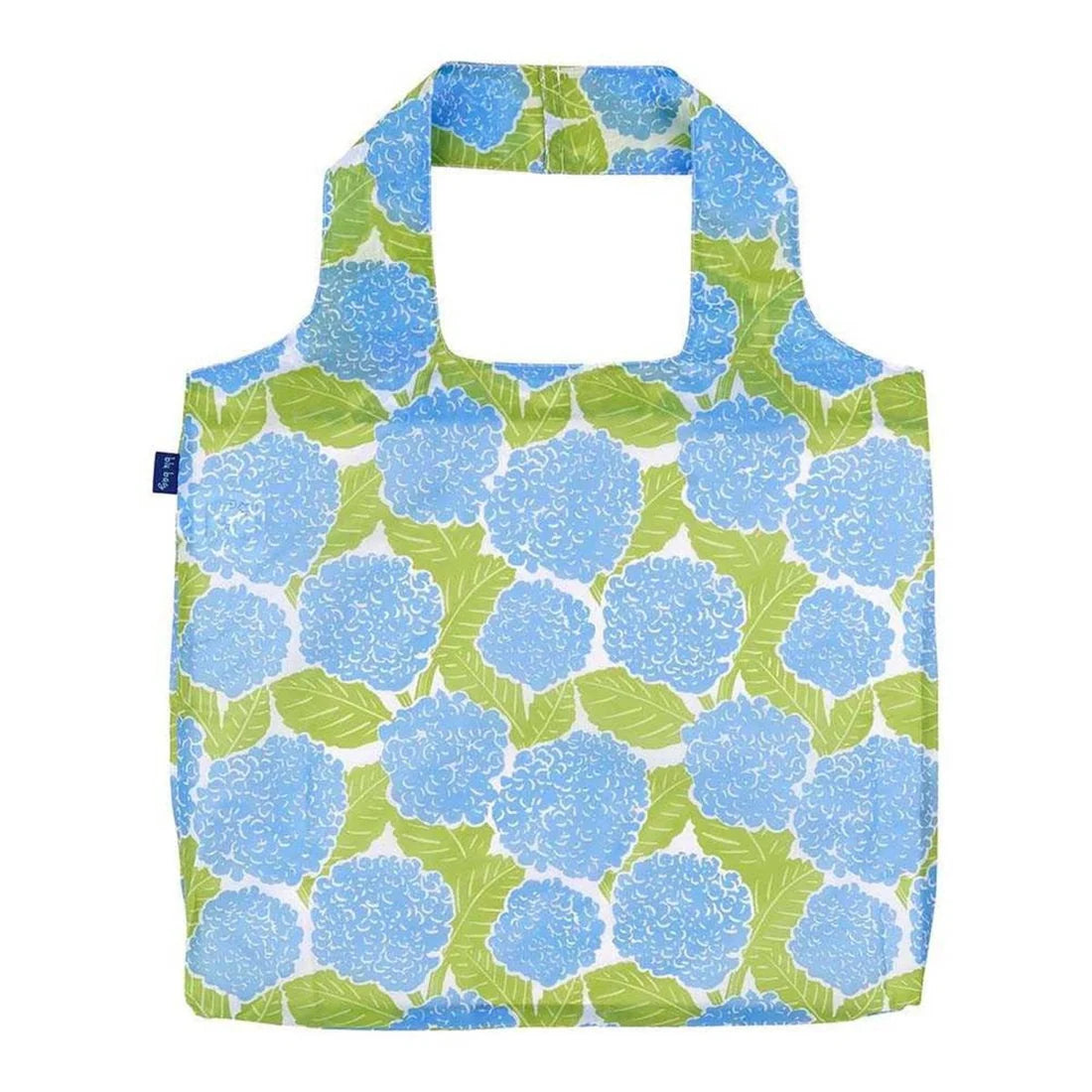 Blue Hydrangea blu Reusable Shopping Bag-Machine washable