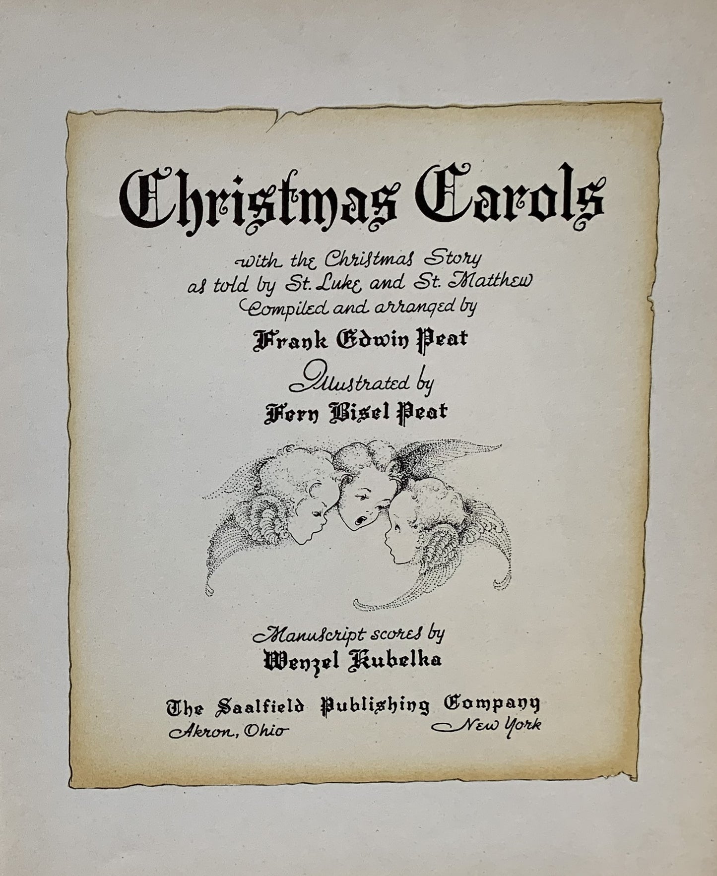 Christmas Carols with the Christmas Story as told by St. Luke and St. Matthew