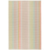 Ana Ticking Aqua Machine Washable Rug 2x3