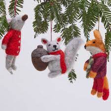 Fox Felt Ornament