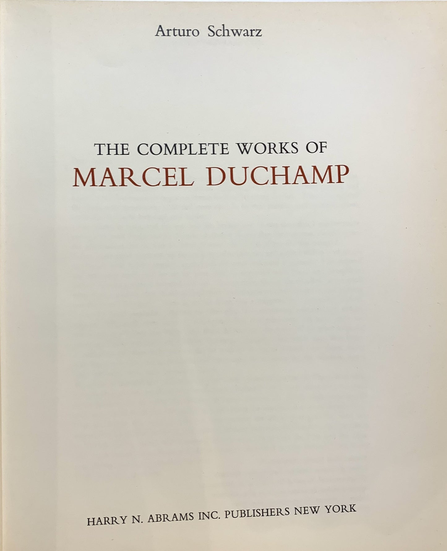 The Complete Works of Marcel Duchamp
