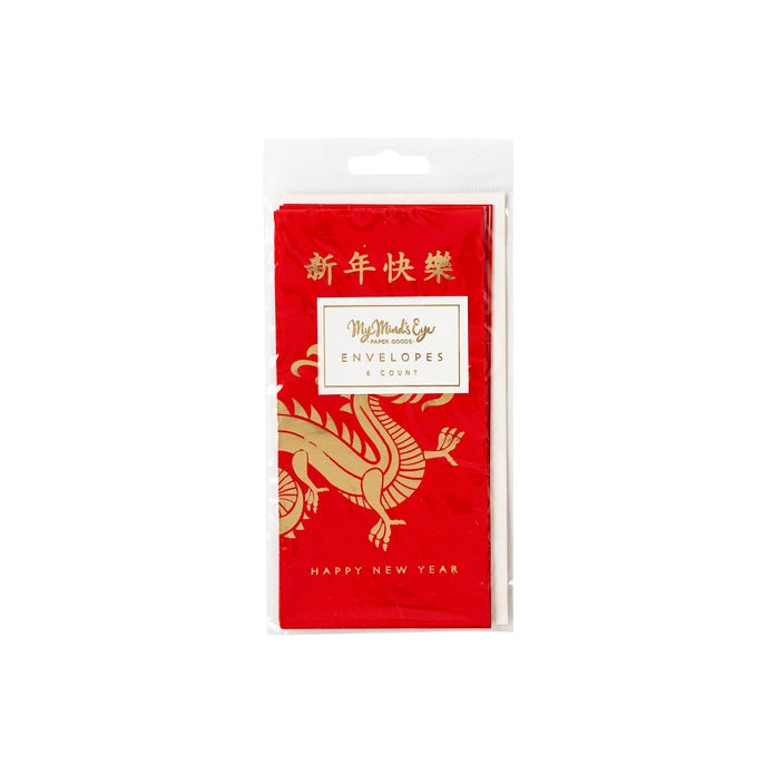 Lunar New Year Dragon Red Envelopes