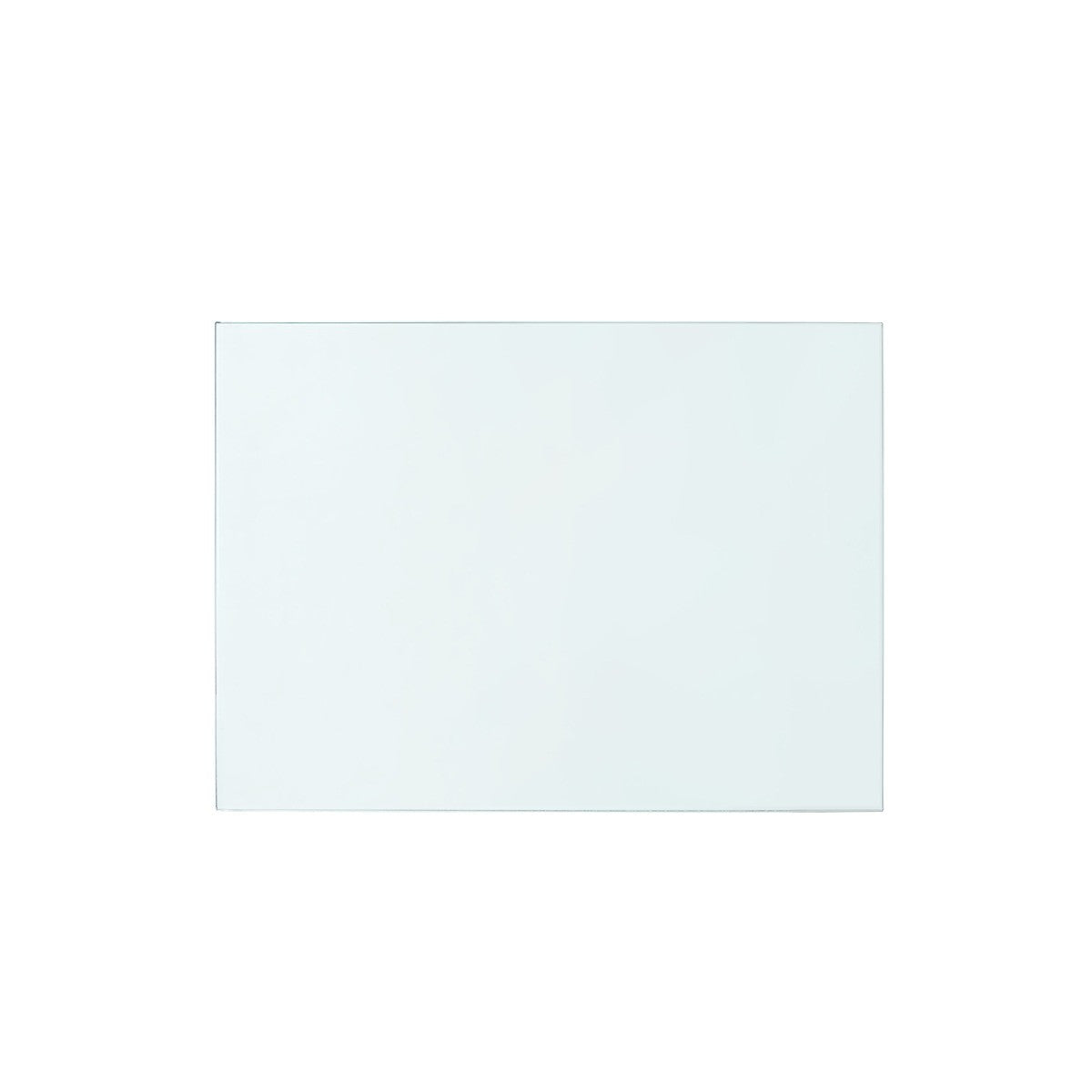 Jacqui 3-Drawer Side Table Glass Top, Clear