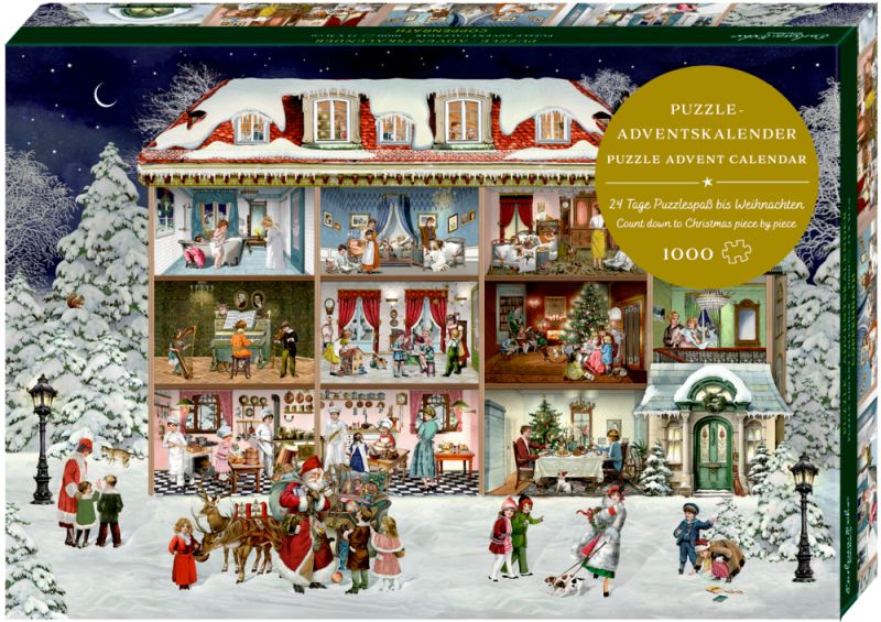 A Wonderful Christmas House Advent Calendar Jigsaw Puzzle