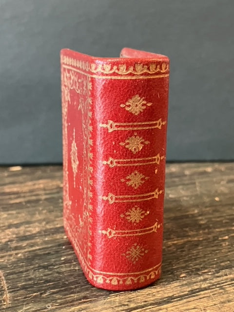 Little Leather Book Shaped Matchbox