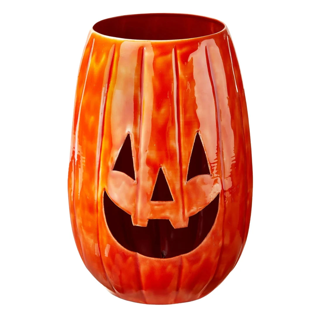 Jack-O-Lantern Enml Luminary Tall