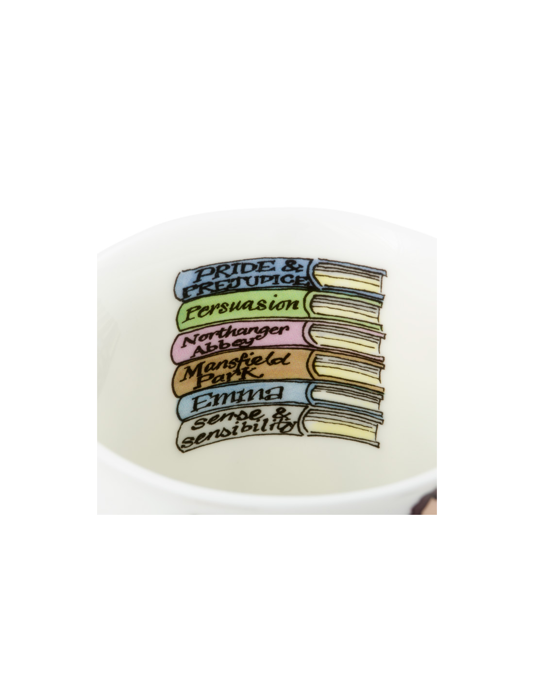 Jane Austen Characters Lyric Mug