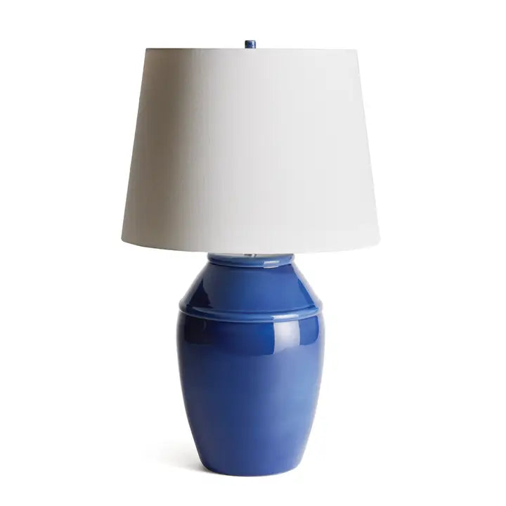 Lance Lamp in Blue with Shade