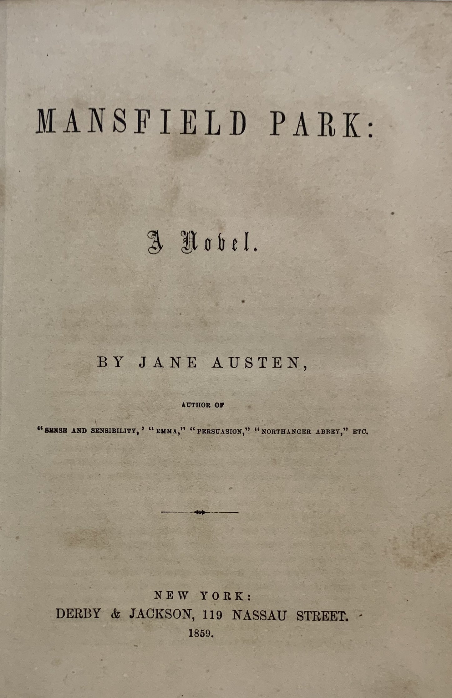 Mansfield Park